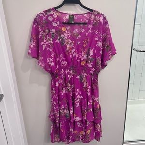 Floral print dress
